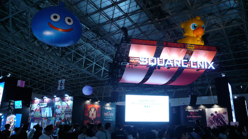 Illustration for article titled Square Enix's Tokyo Game Show Booth Is...Look Out, Giant Chocobo!